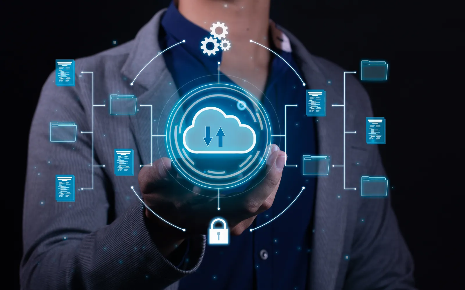 Executive using cloud applications from a mobile device