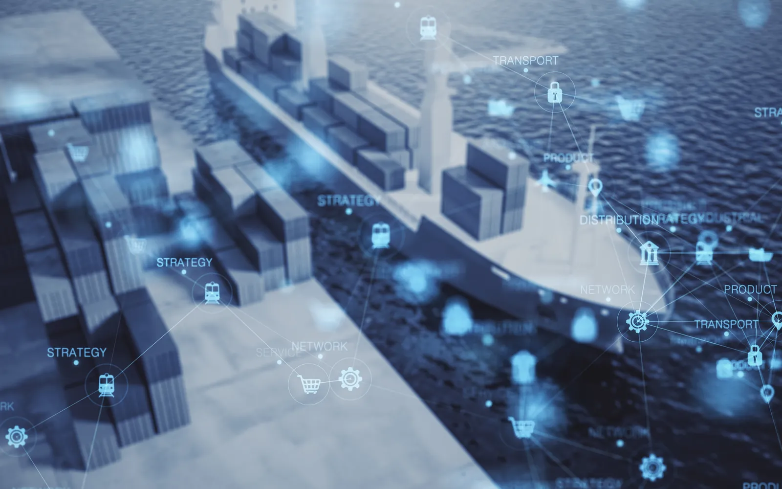Global supply chain network visualization